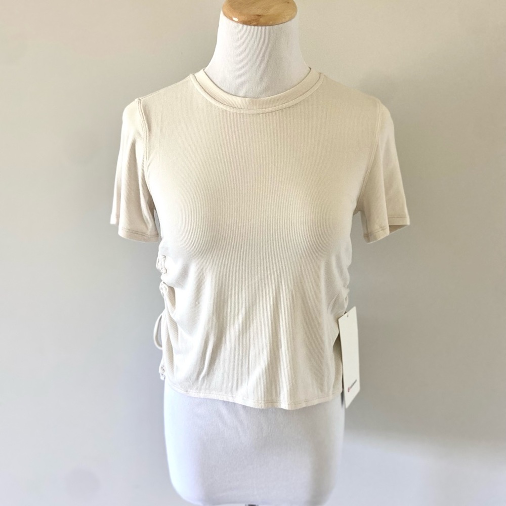 lululemon Side Cinch Ribbed Tee - Picture 10 of 12